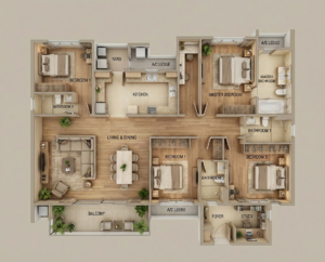 Queenswoodz floor plan Type C