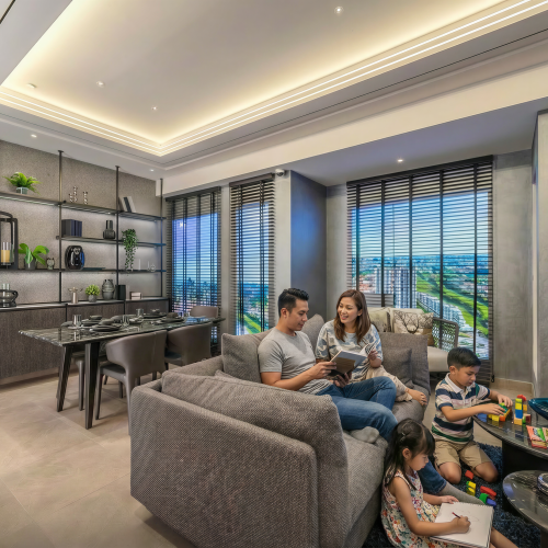 马来西亚家庭客厅场景